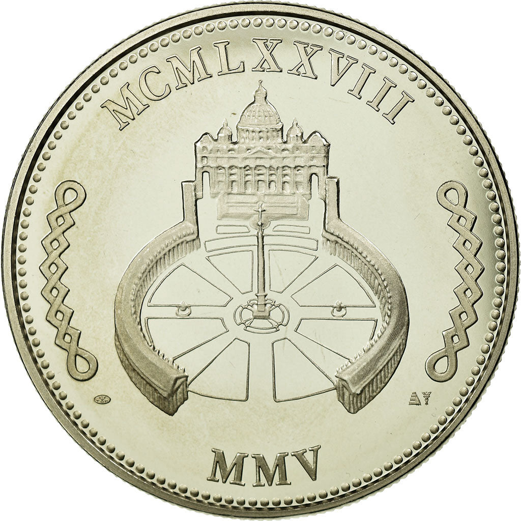 Vatican, Medal, Le Pape Jean-Paul II, 2005, MS(65-70), Copper-nickel