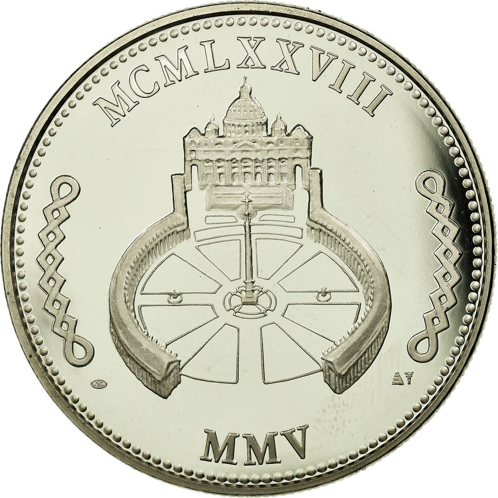 Vatican, Medal, Le Pape Jean-Paul II, 2005, MS(65-70), Copper-nickel
