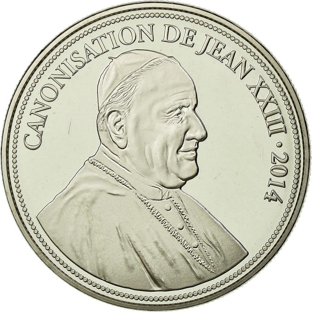 Vatican, Medal, Canonisation de Jean XXIII, 2014, MS(65-70), Copper-nickel