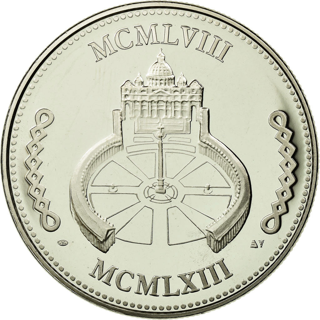 Vatican, Medal, Canonisation de Jean XXIII, 2014, MS(65-70), Copper-nickel