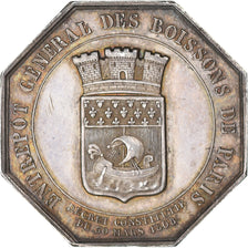 France, Token, Entrepôt Général des Boissons de Paris, 1856, Borrel