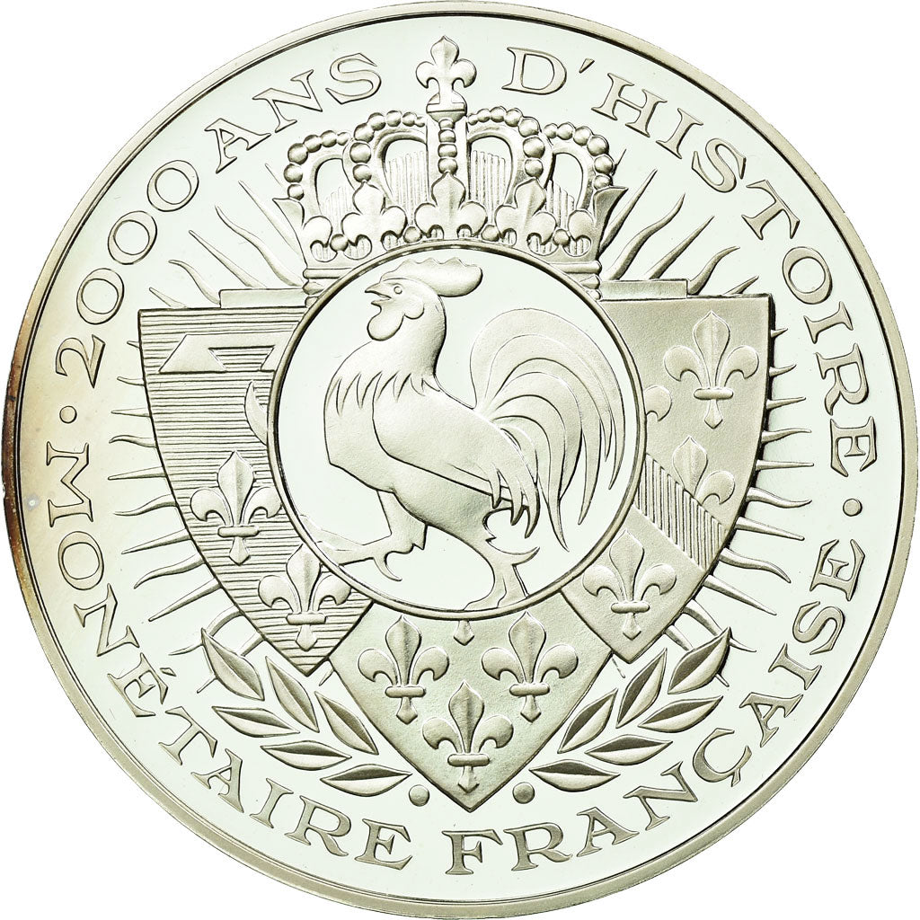 France, Medal, Histoire de la monnaie Française, Louis d'or de Louis XIV