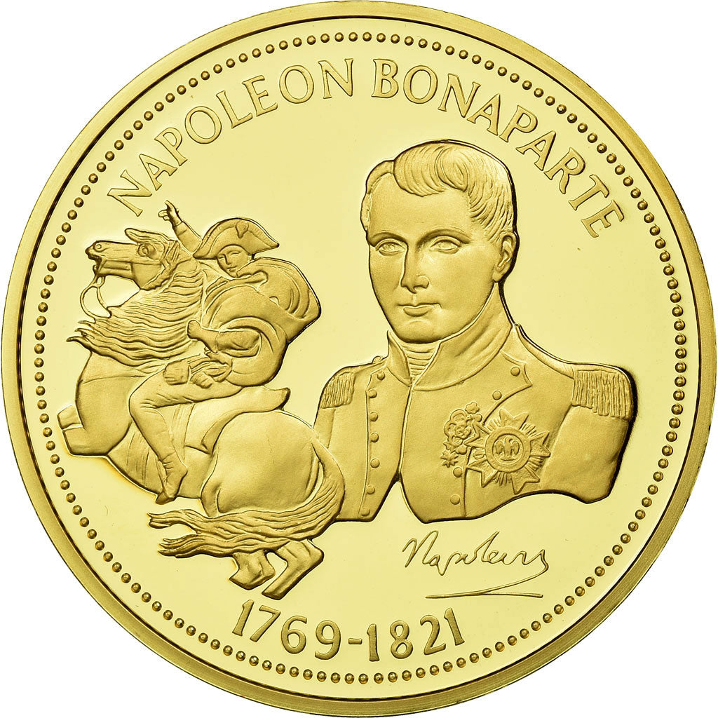 France, Médaille, Napoléon Bonaparte, FDC, Vermeil