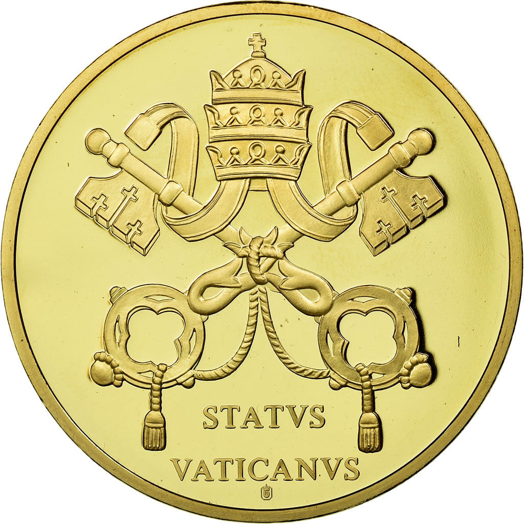 Vatican, Medal, La Vie du Pape François, MS(65-70), Copper Gilt