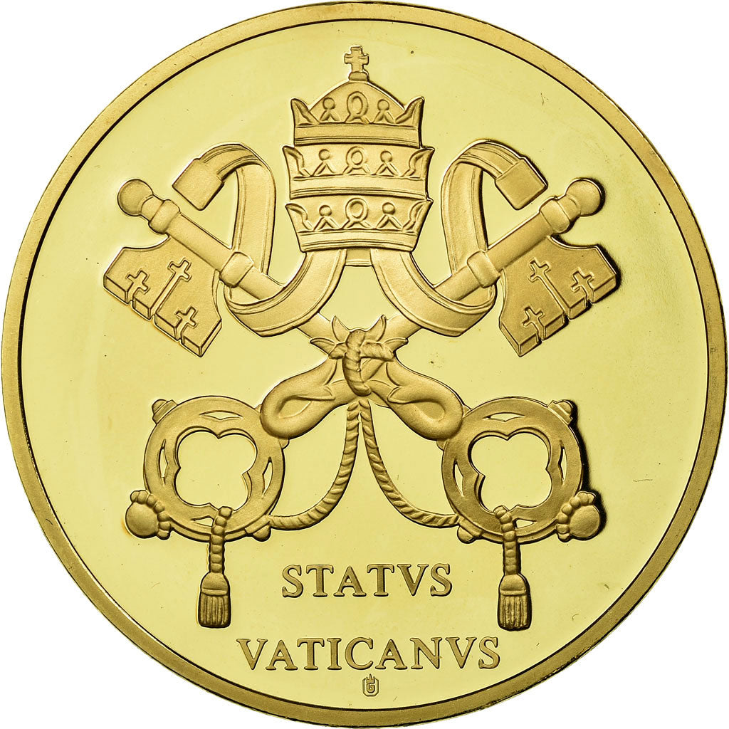 Vatican, Medal, La Vie du Pape François, MS(65-70), Copper Gilt