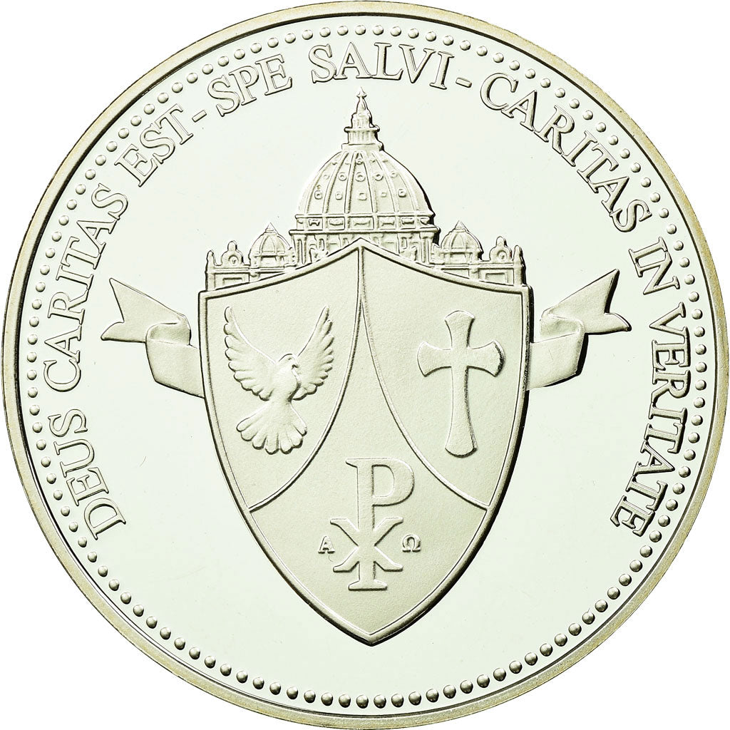 Vatican, Medal, Canonisation de Jean Paul II, 2014, MS(65-70), Silver