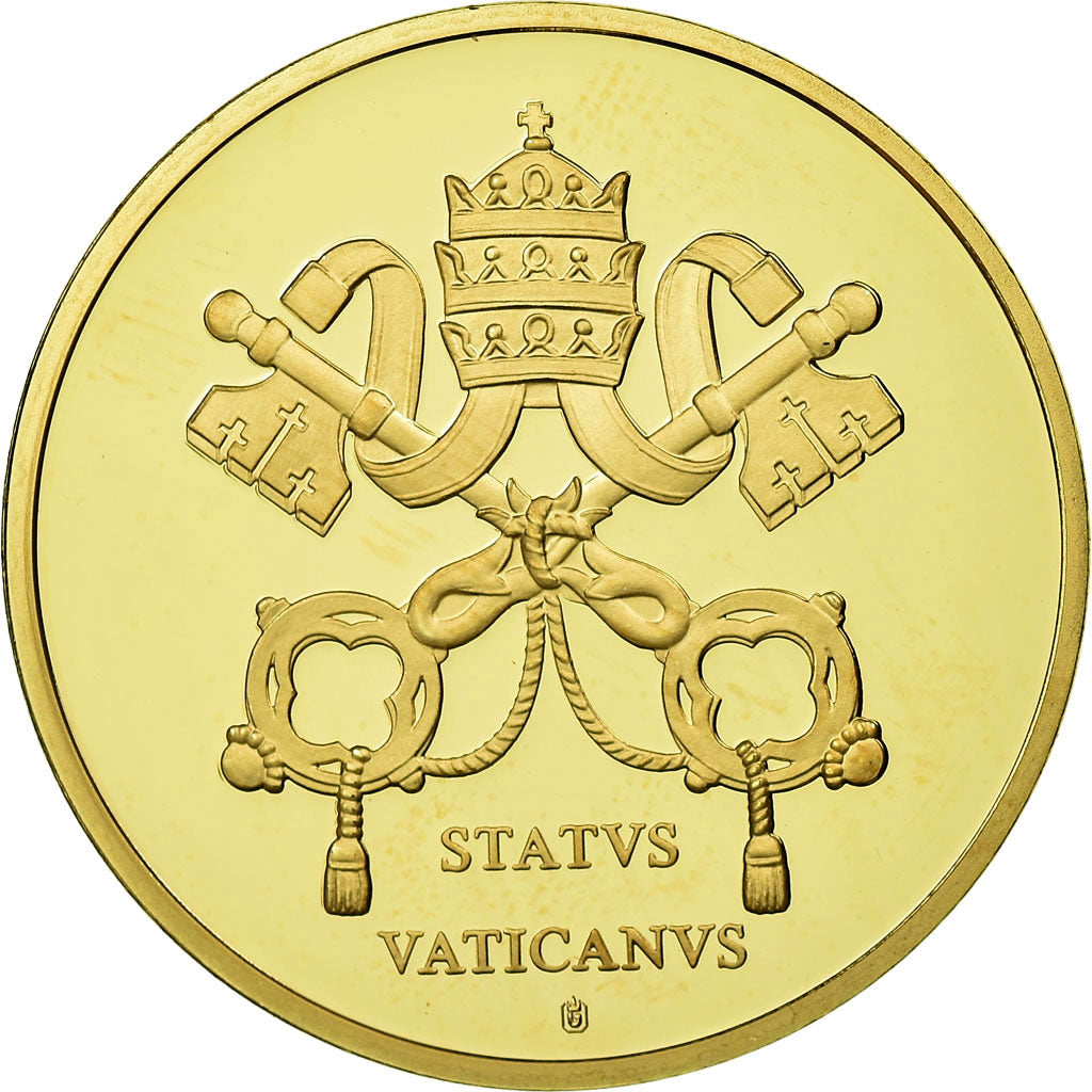 Vatican, Medal, Le Pape François, 2013, MS(65-70), Copper Gilt
