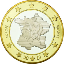 France, Medal, Europe, 5 Euro Essai, 2013, MS(65-70), Bi-Metallic