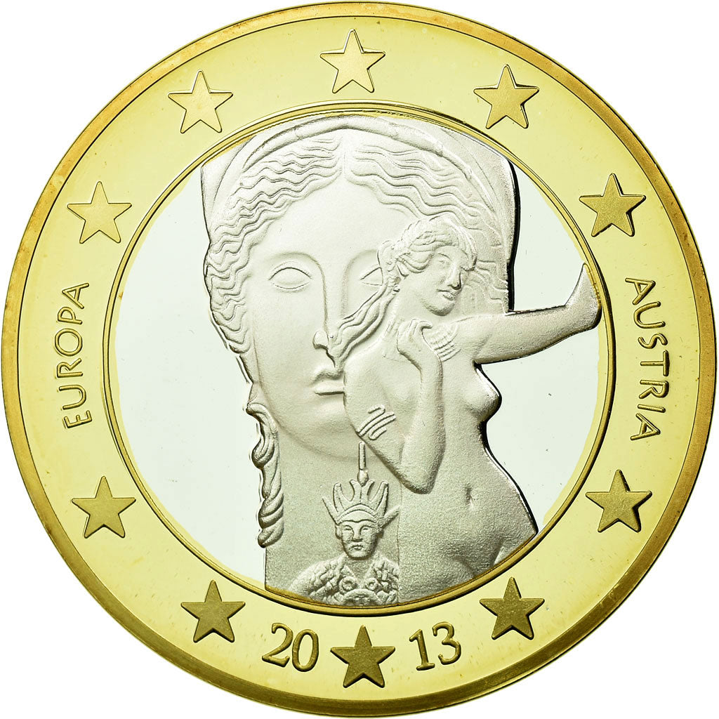 Austria, Medal, Europe, 5 Euro Essai, 2013, MS(65-70), Bi-Metallic