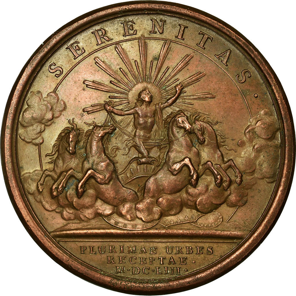 França, Medal, Louis XIV, Villes remises sous l'Obéissance du Roi, 1653
