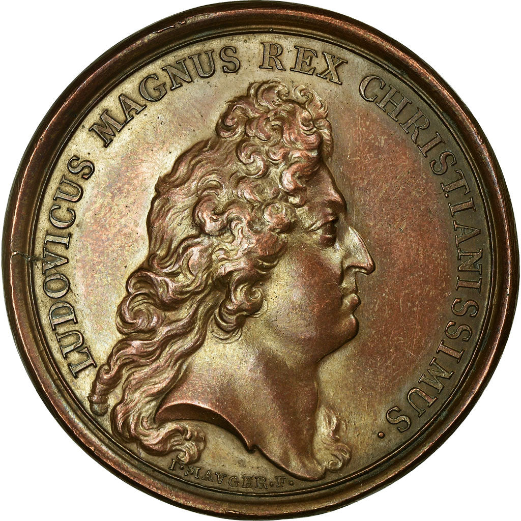 France, Médaille, Louis XIV, Campagne d'Allemagne, 1678, Mauger, SUP, Cuivre