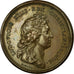 France, Medal, Louis XIV, La Devise du Roi, 1663, Mauger, AU(55-58), Copper