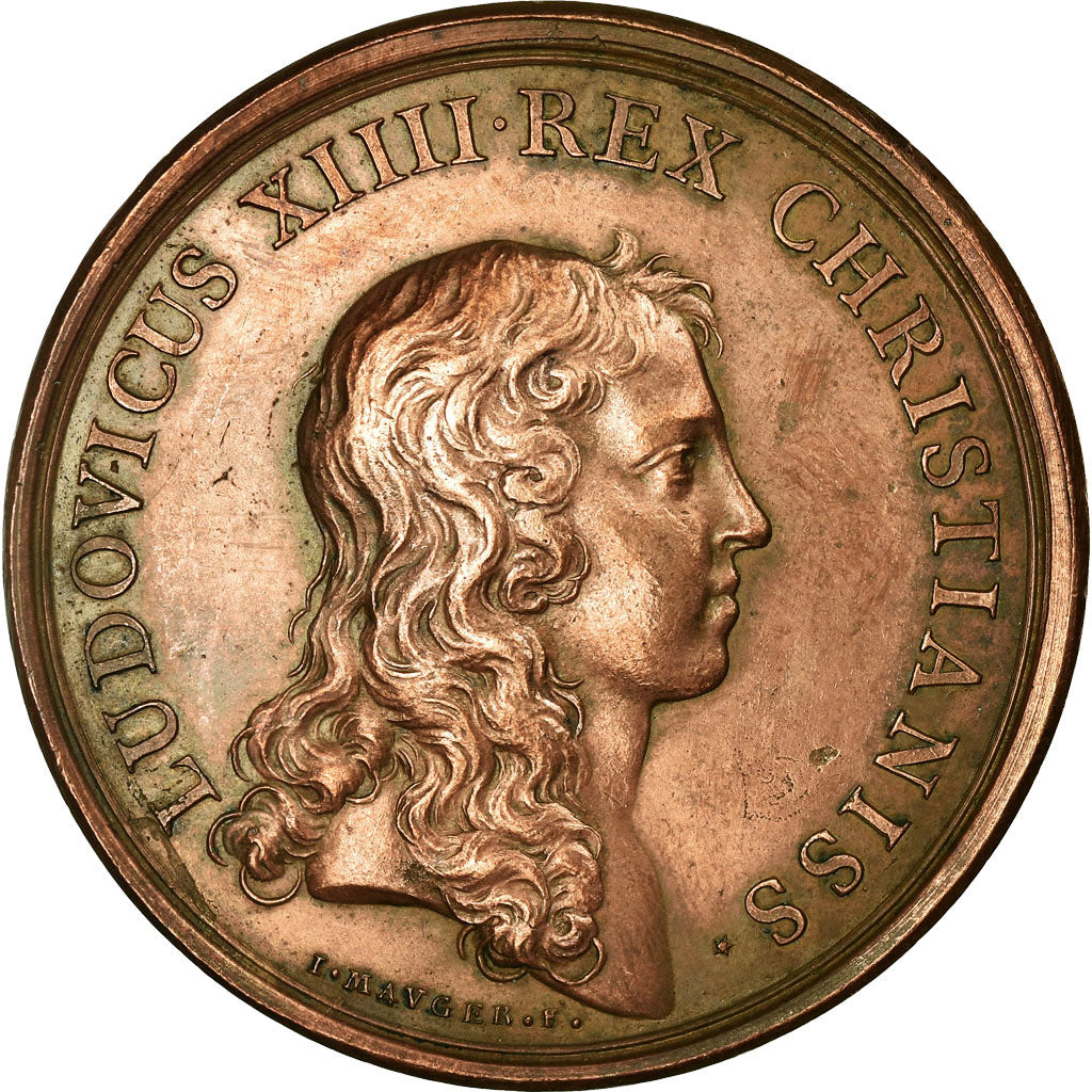 France, Médaille, Louis XIV, Retour du Roi à Paris, 1652, Mauger, TTB+