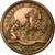 Francia, medalla, Louis XIV, Retour du Roi à Paris, 1652, Mauger, MBC+, Cobre