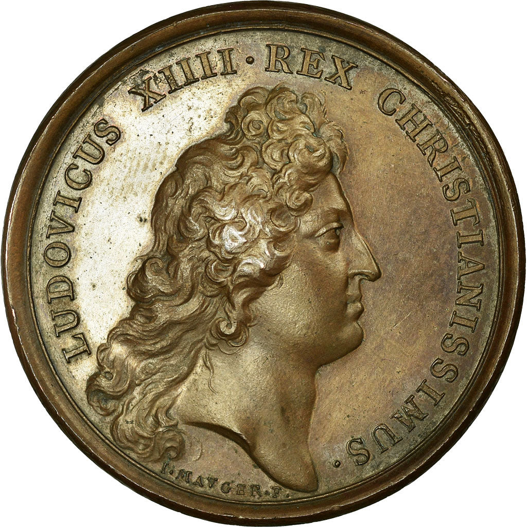 France, Medal, Louis XIV, La Sûreté et la Netteté de Paris, 1669, Mauger
