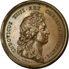 France, Médaille, Louis XIV, La Ville d'Erfurt rendue à l'Archevêque-Electeur