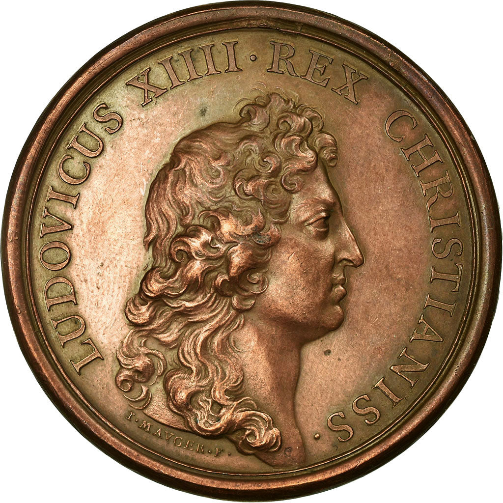 Frankreich, Medaille, Louis XIV, Droit de Préséance reconnu par l'Espagne