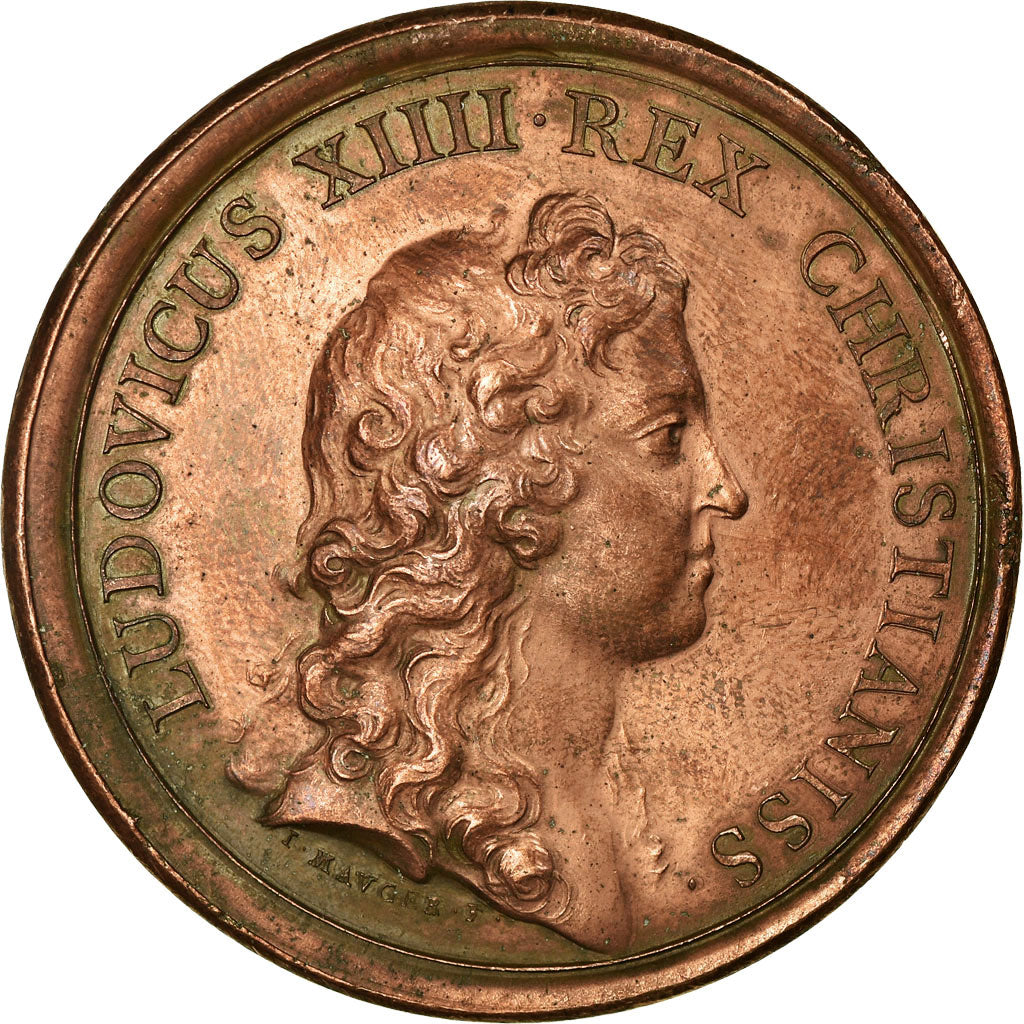 France, Médaille, Louis XIV, Entrée de la Reine Christine de Suède à Paris
