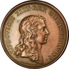 Francia, medaglia, Louis XIV, Prise de Belfort, 1654, Mauger, BB+, Rame, Divo:35
