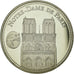 Francia, medaglia, Cathédrale Notre-Dame de Paris, FDC, Rame-nichel