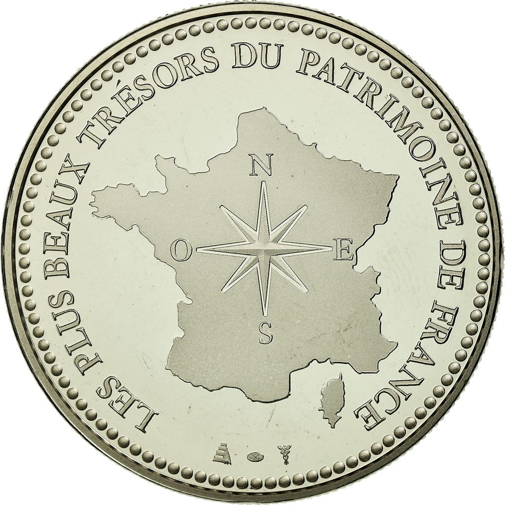 Francia, medaglia, Cathédrale Notre-Dame de Paris, FDC, Rame-nichel