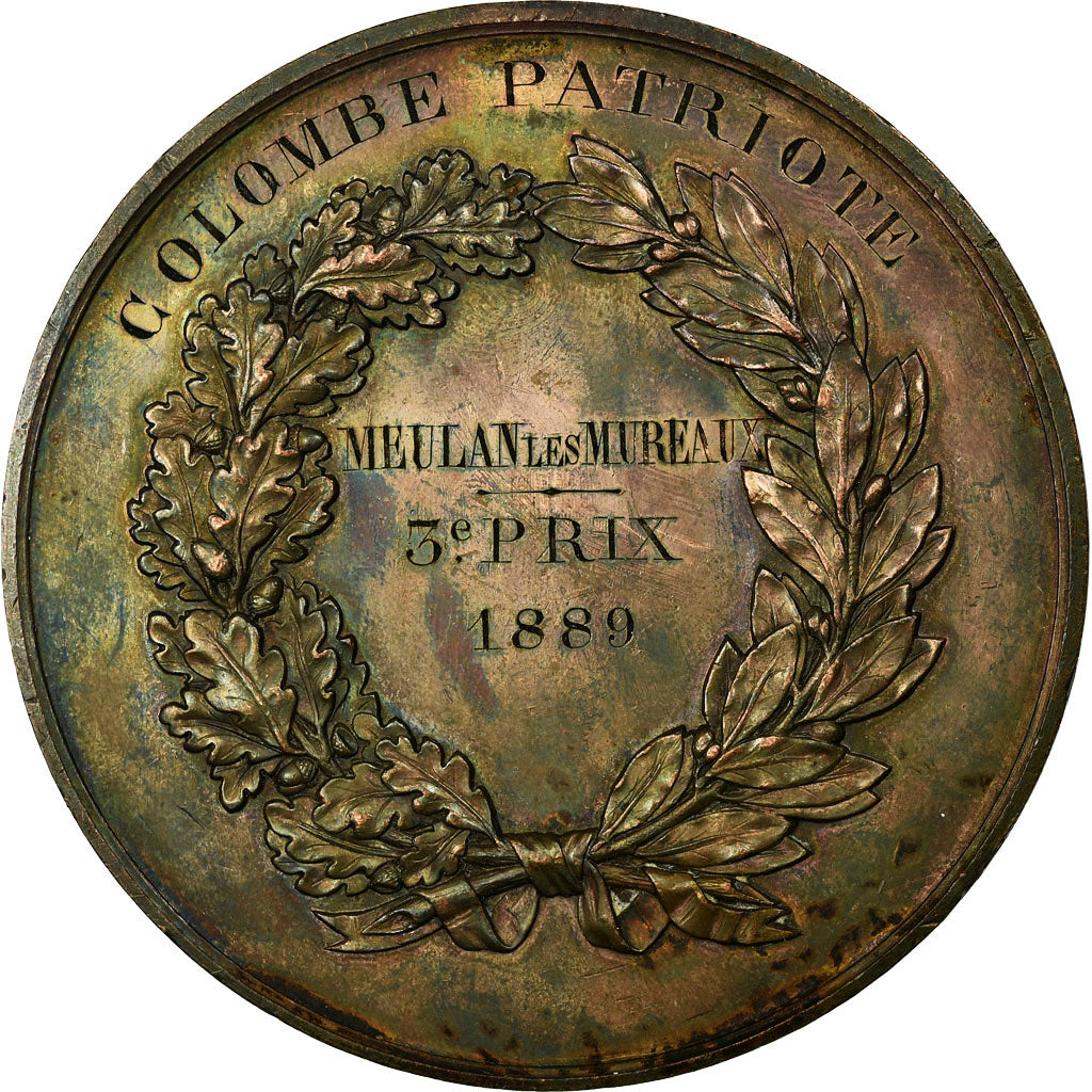 Frankrijk, Medaille, Luttes Colombophiles, Colombe Patriotique, Meulan les
