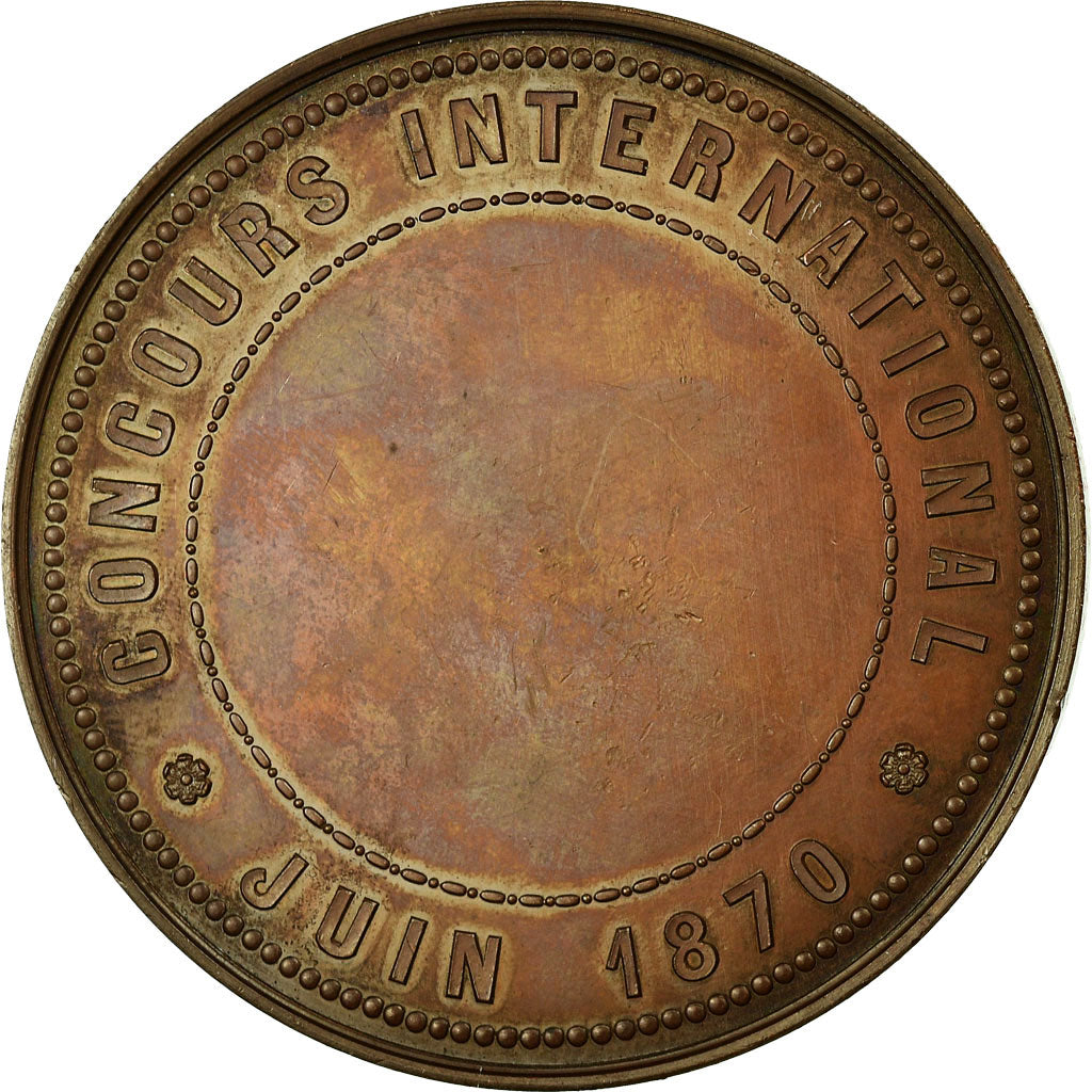 Francia, medaglia, Concours International de Sciences, Ville de Lille, 1870