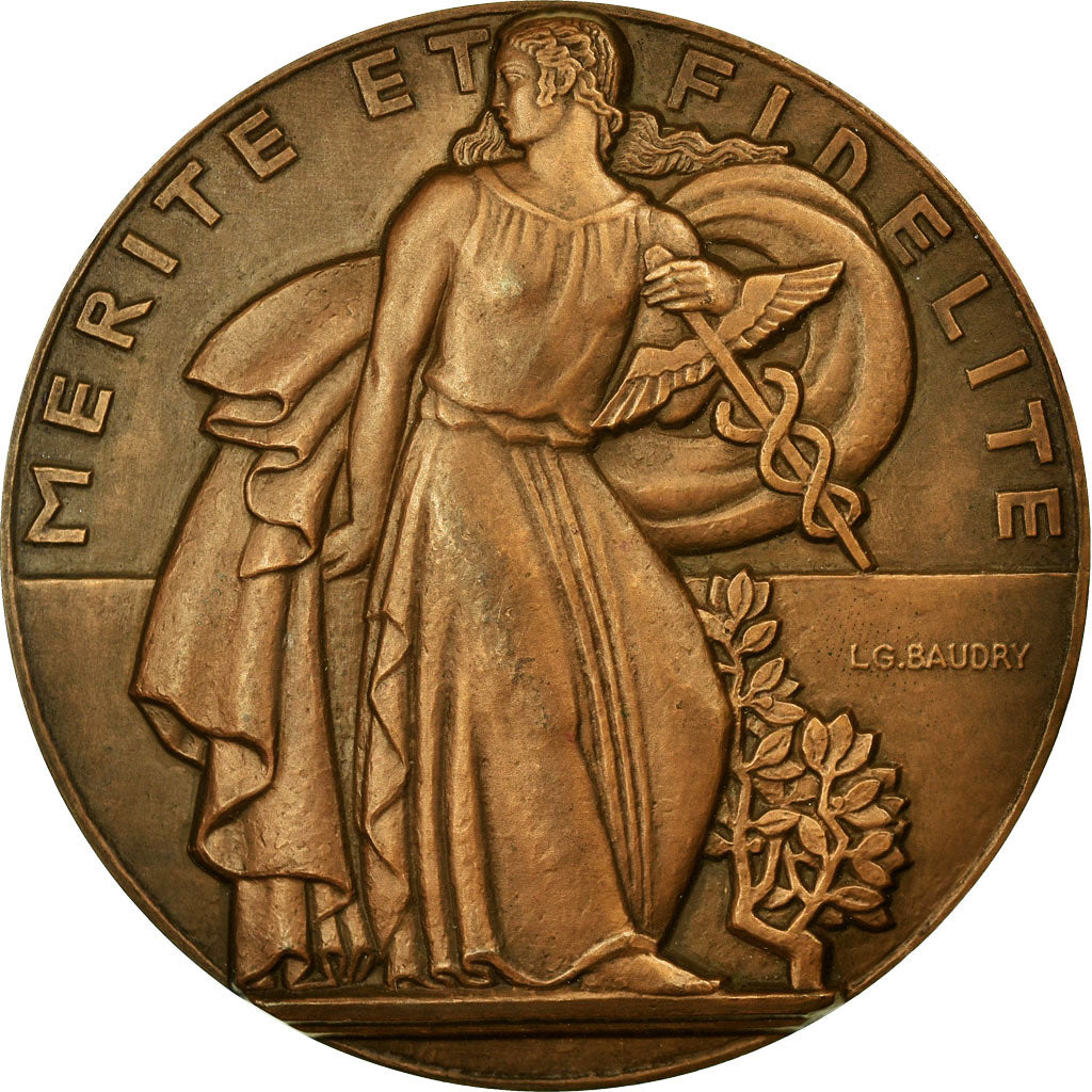 France, Médaille, Art Déco, Syndicat Général des Maisons d'Alimentation