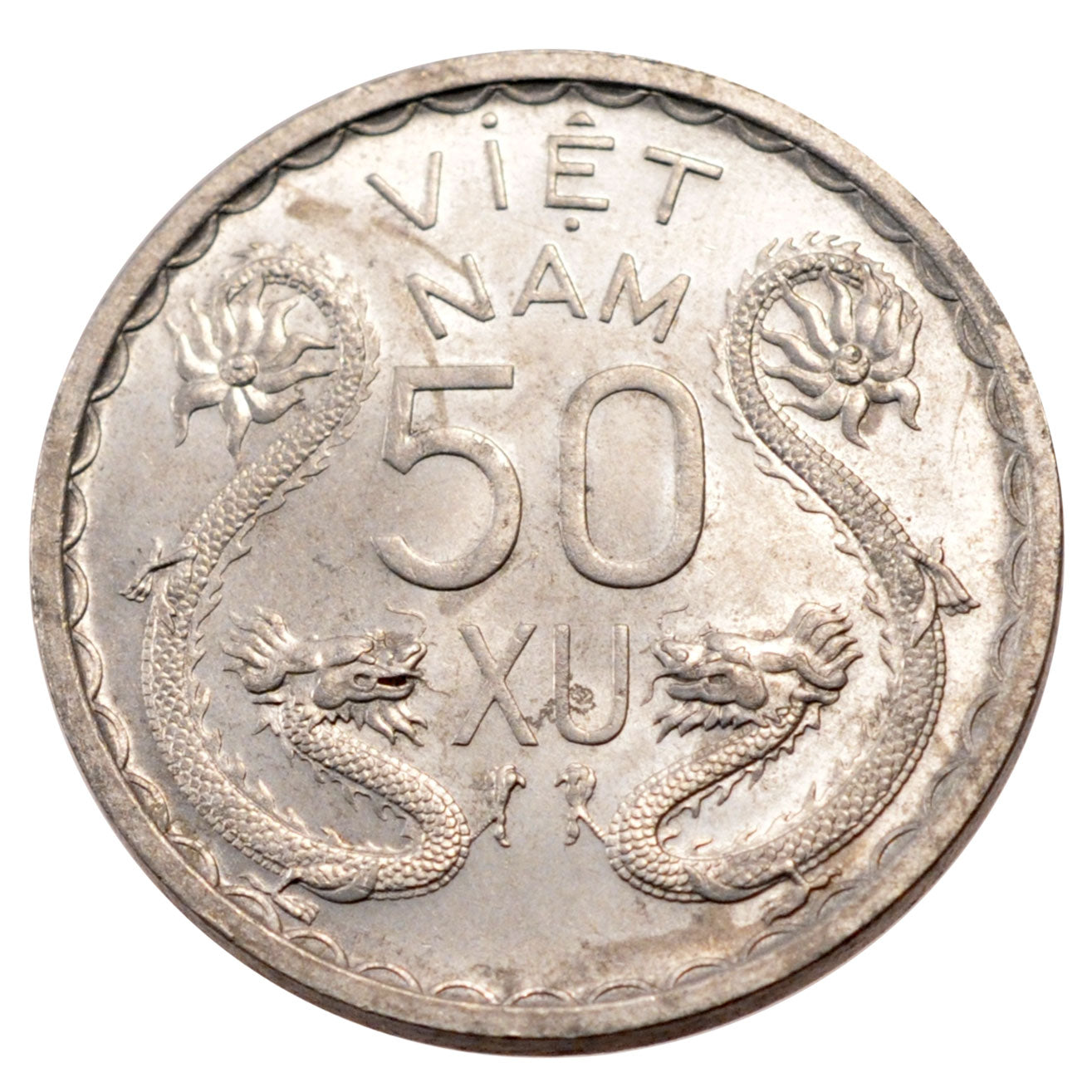 VIET NAM, 50 Xu, 1953, Paris, KM #3, MS(60-62), Aluminum, 3.80