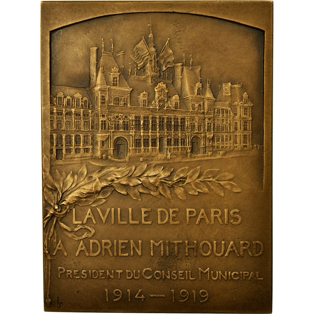 France, Médaille, Adrien Mithouard, Président du Conseil Municipal de Paris