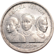 VIET NAM, 50 Xu, 1953, Paris, KM #3, VF(30-35), Aluminum, 3.83