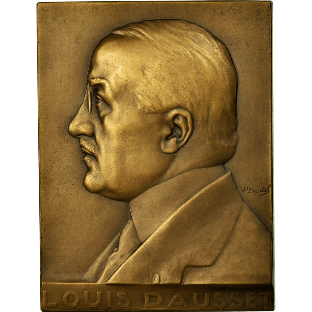 Francia, medaglia, Louis Dausset, Président du Conseil de Paris, 1920, Dautel