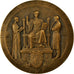 France, Medal, Université de Paris, Fluctuat Nec Mergitur, 1895, Chaplain