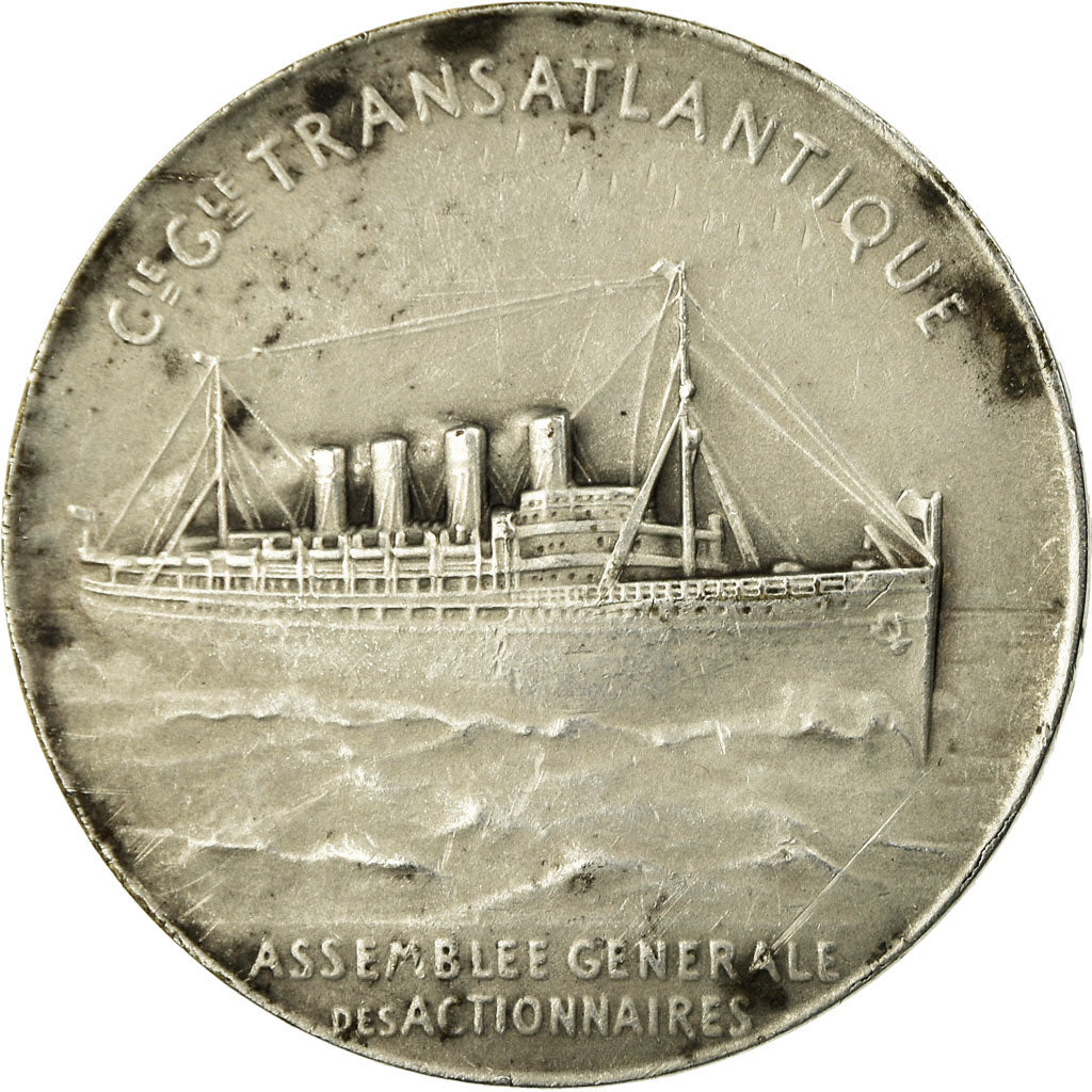 France, Medal, Compagnie Générale Transatlantique, Assemblée des