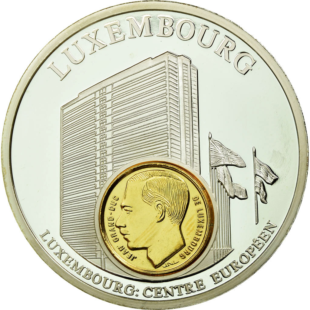 Luxembourg, Medal, Monnaies européennes, MS(64), Copper Plated Silver
