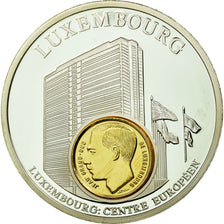 Luxembourg, Medal, Monnaies européennes, MS(64), Copper Plated Silver