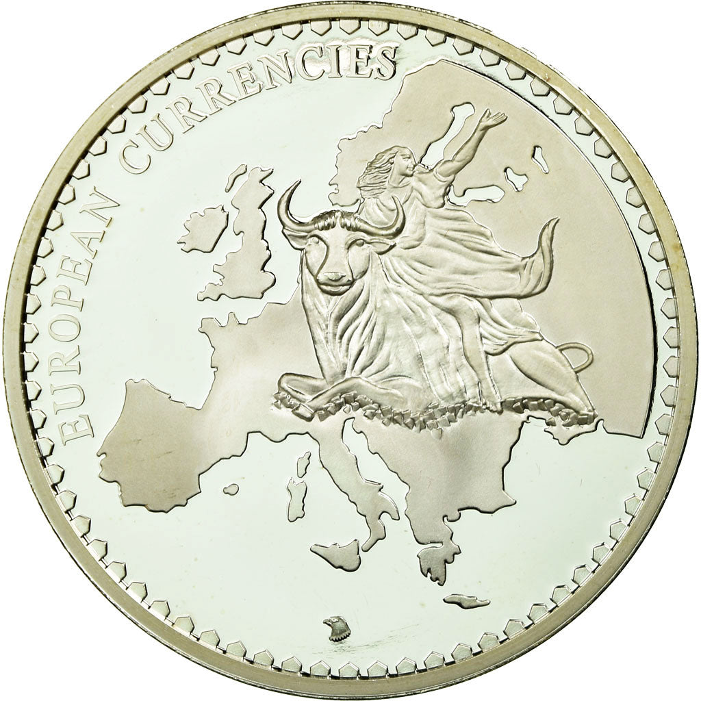 Luxembourg, Medal, Monnaies européennes, MS(64), Copper Plated Silver