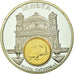 Malte, Médaille, Monnaies européennes, Cathédrale Mosta, SPL+, Cuivre plaqué