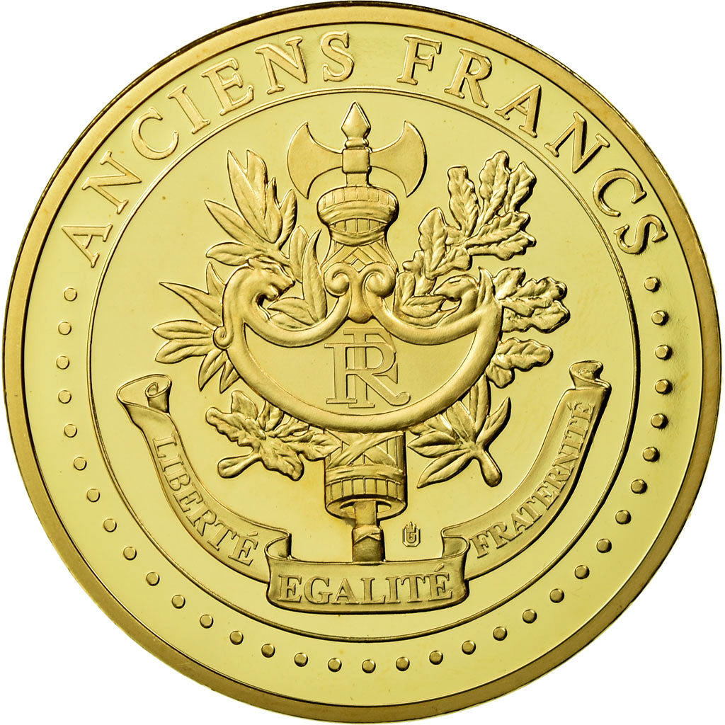 France, Médaille, Les Anciens Francs, billet de 500 Francs Châteaubriand