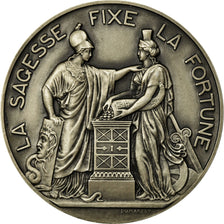 Francia, medaglia, La Banque de France, La Sagesse fixe la Fortune, 1950