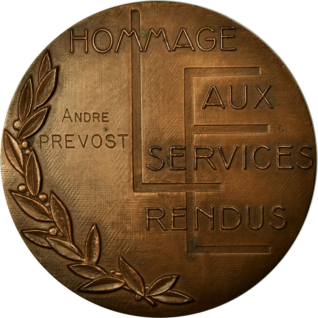 France, Medal, Lorraine-Escaut, Hommage aux Services rendus, Simon, MS(60-62)