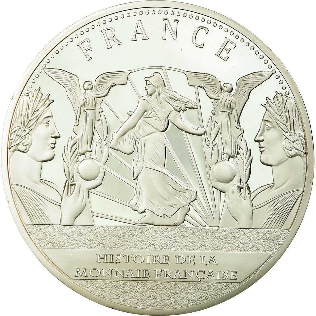 Francia, medalla, Histoire de la Monnaie Française, 20 Francs .1807, FDC