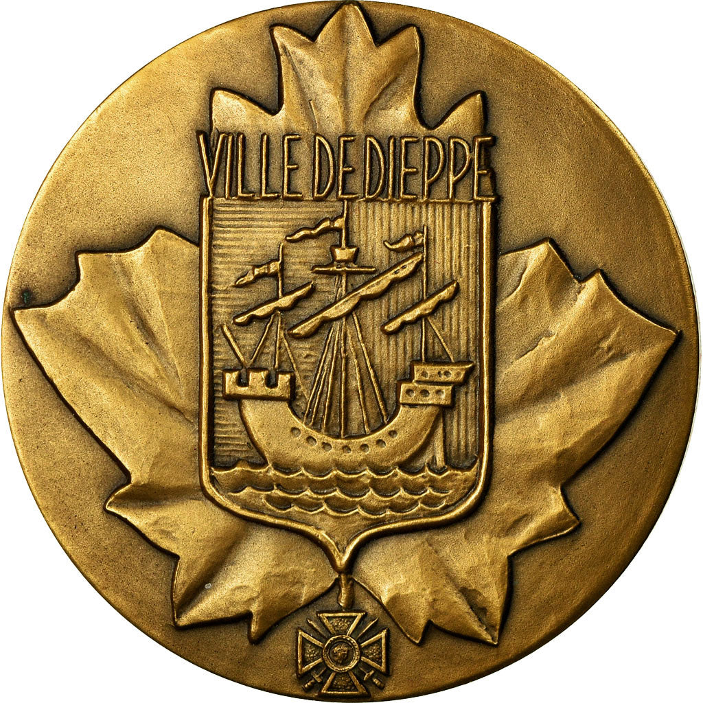 Frankrijk, Medaille, Ville de Dieppe, UNC-, Bronze