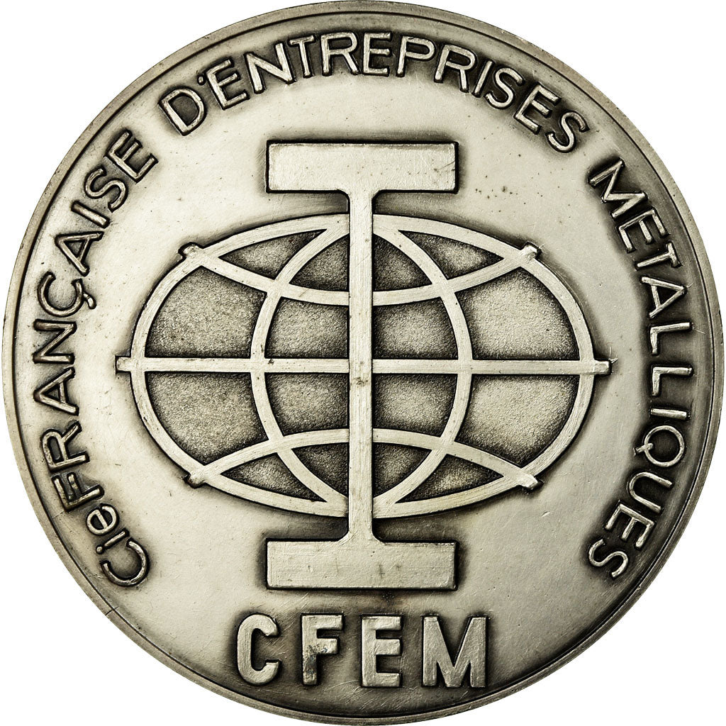 France, Medal, Compagnie Française d'Entreprises Métalliques, MS(63), Silvered