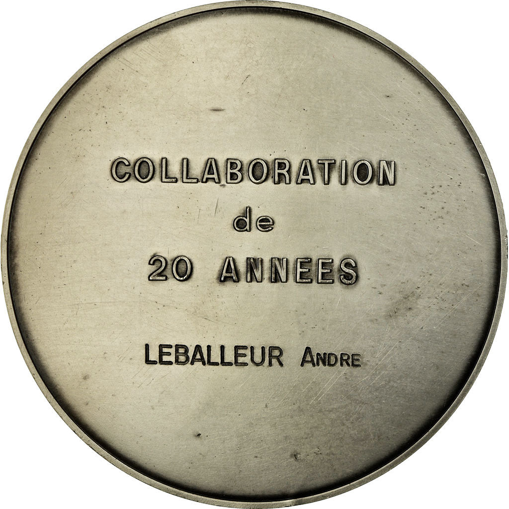 France, Medal, Compagnie Française d'Entreprises Métalliques, MS(63), Silvered
