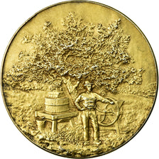 France, Medal, Association Pomologique de l'Ouest, Janvier, AU(50-53), Vermeil