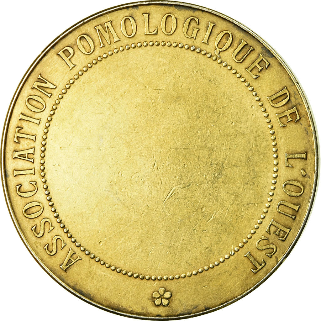 France, Medal, Association Pomologique de l'Ouest, Janvier, AU(50-53), Vermeil