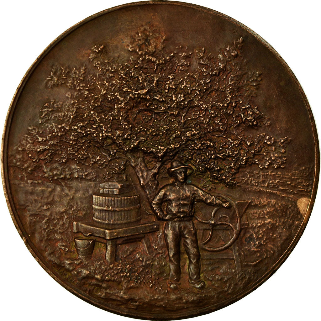 France, Medal, Association Pomologique de l'Ouest, Janvier, AU(50-53), Bronze