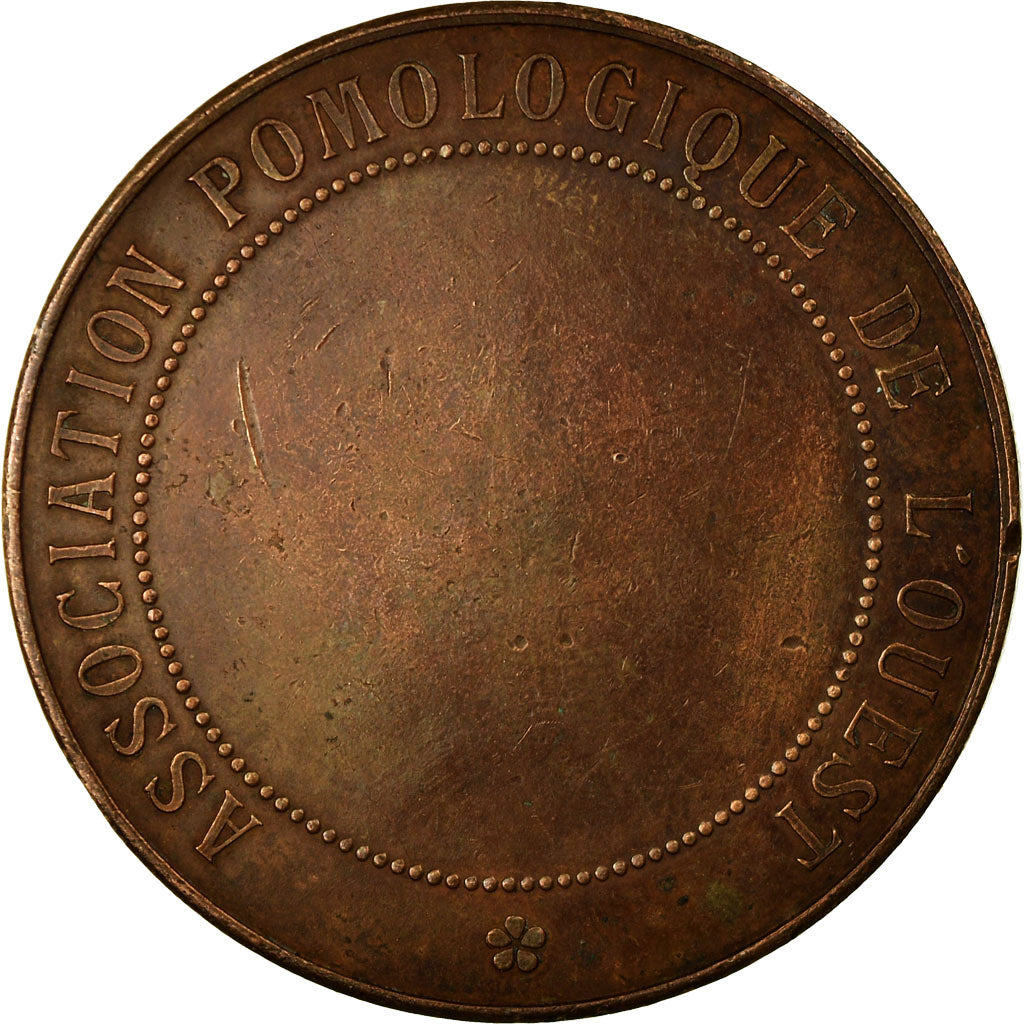 France, Medal, Association Pomologique de l'Ouest, Janvier, AU(50-53), Bronze
