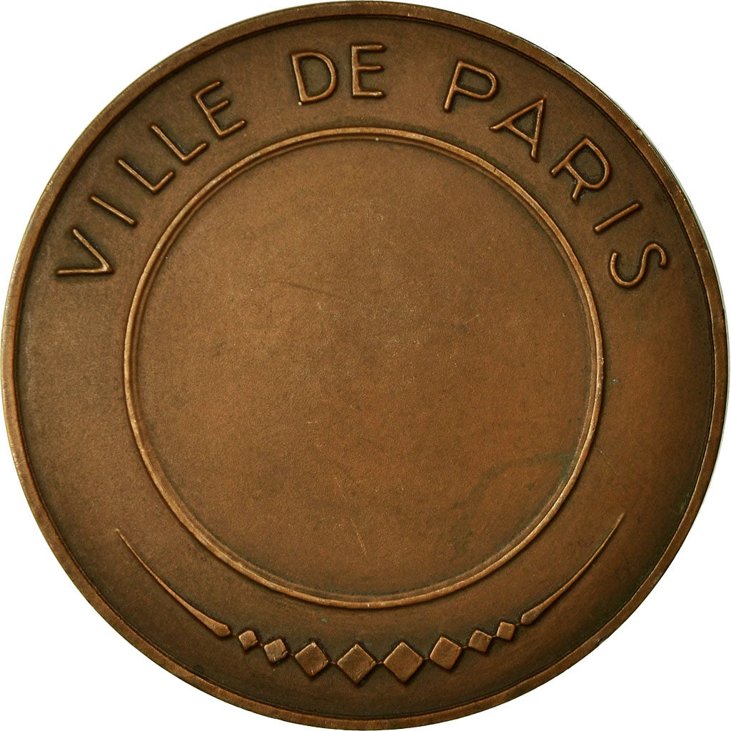 Francia, medaglia, Ville de Paris, Fluctuat nec Mergitur, BB+, Bronzo
